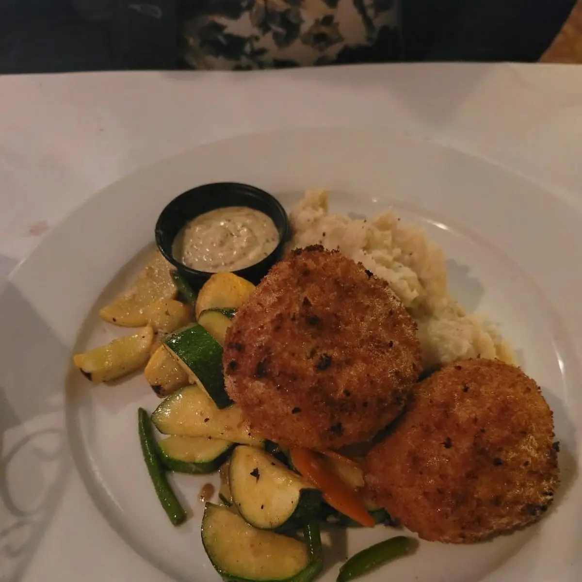 Crab Cake Dinner