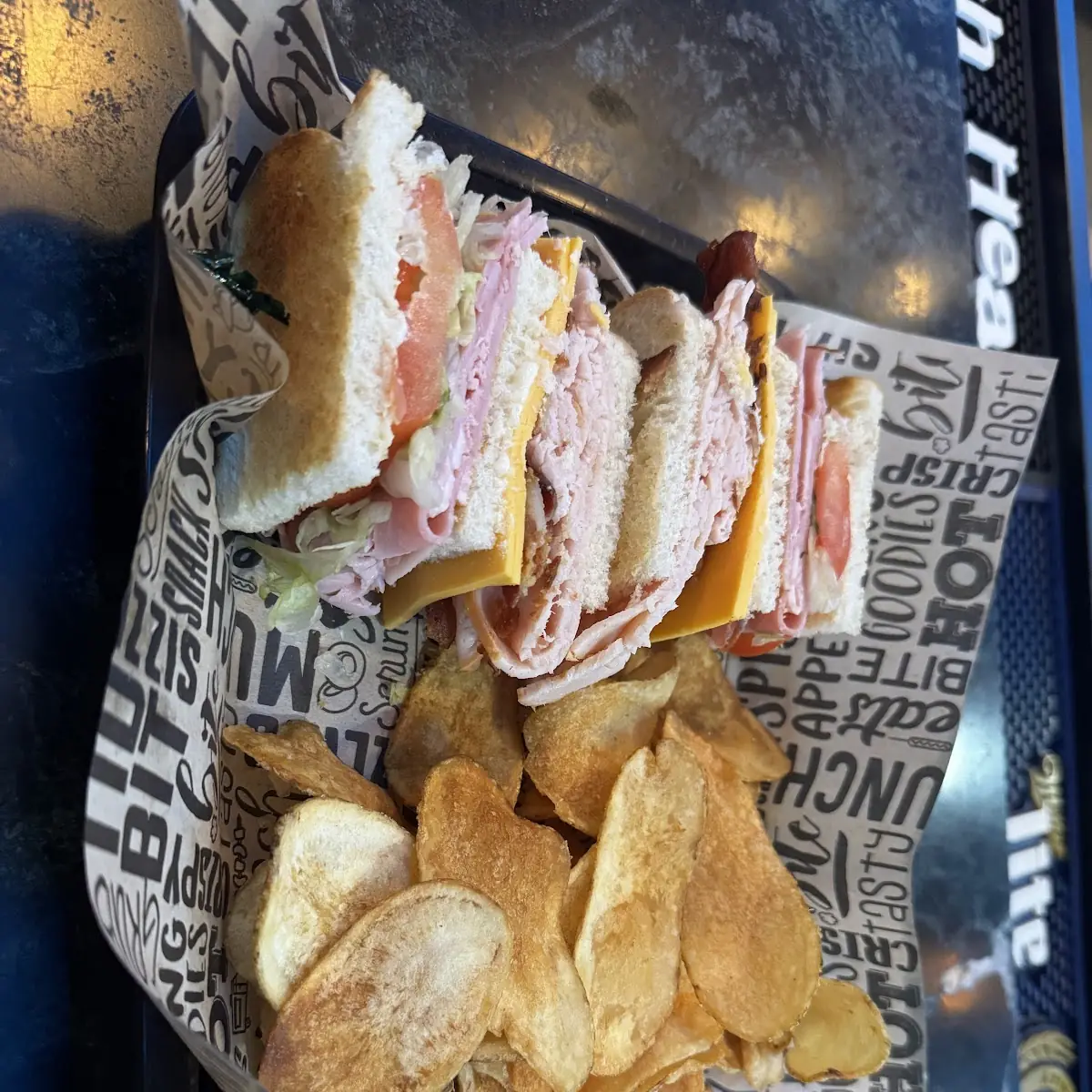 Half Club Sandwich