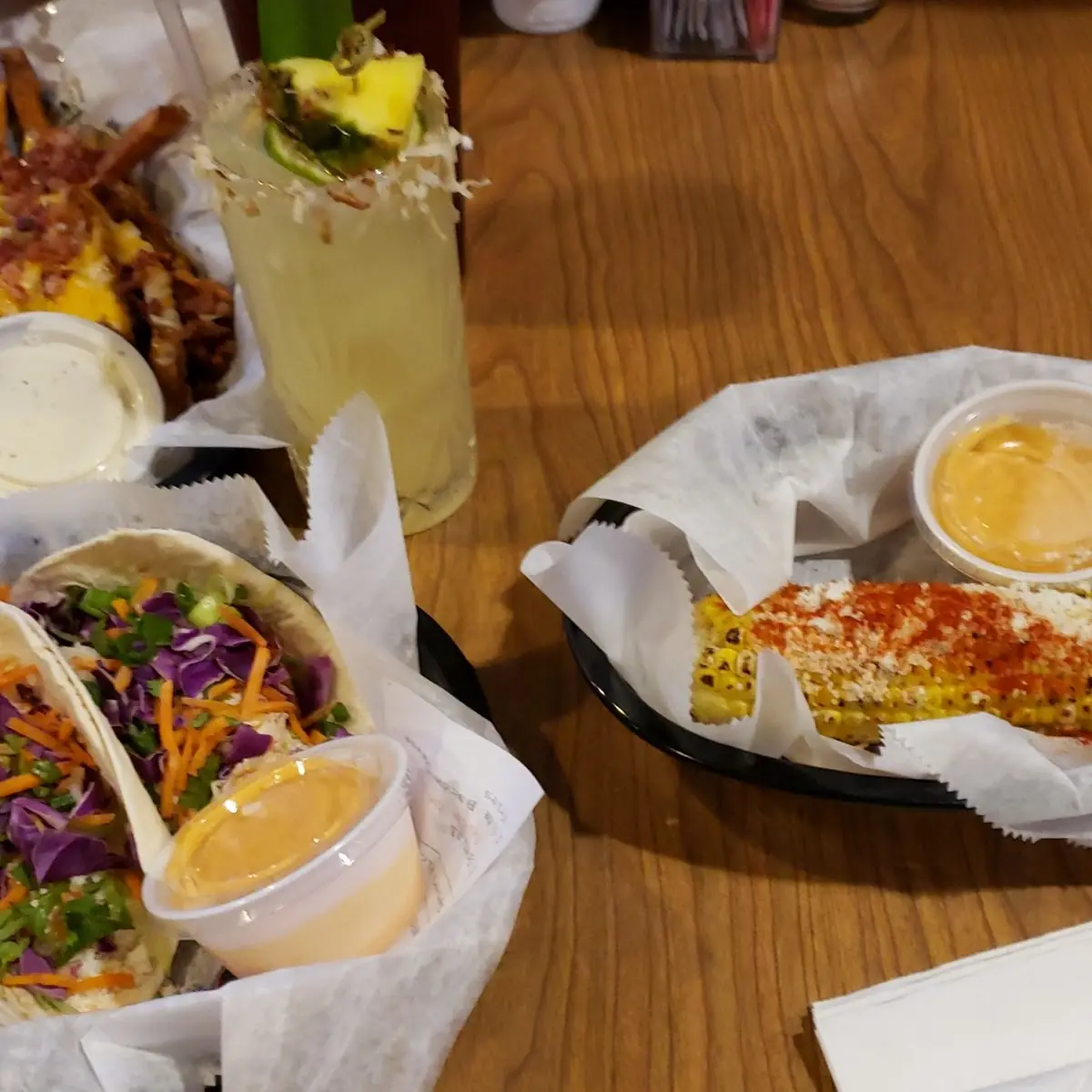 Street Tacos Street Corn