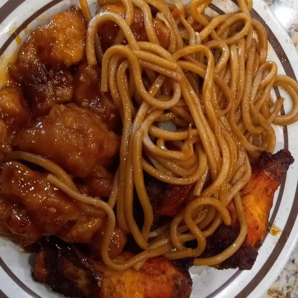 Orange Chicken & Chow Mein