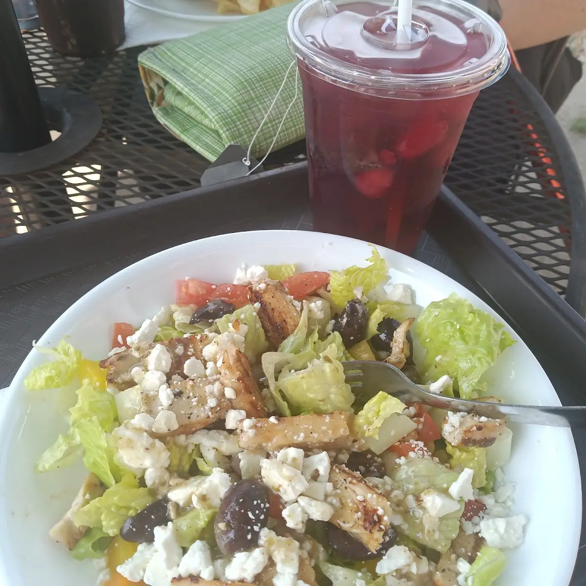 Greek Salad with Chicken