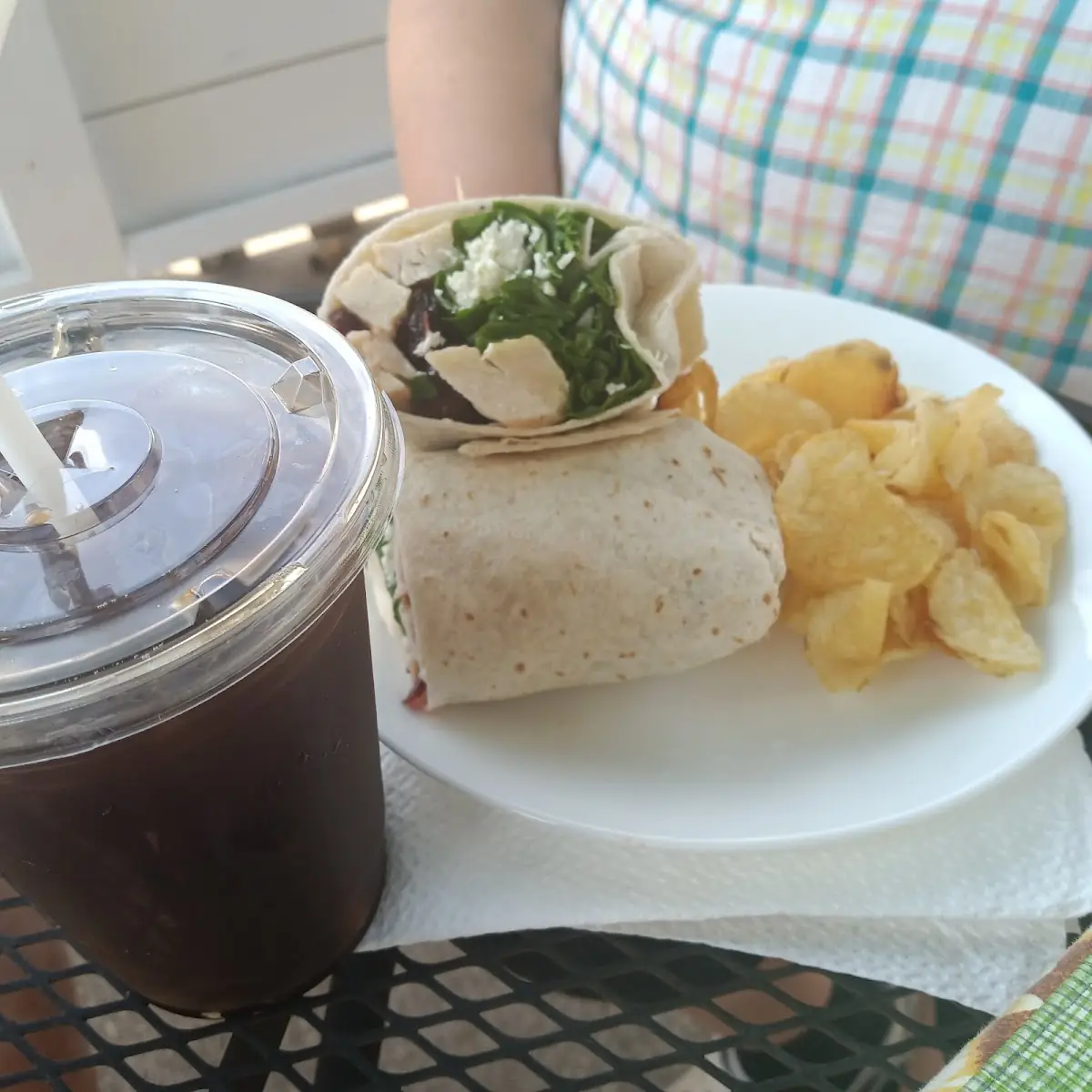 Raspberry Chicken Wrap