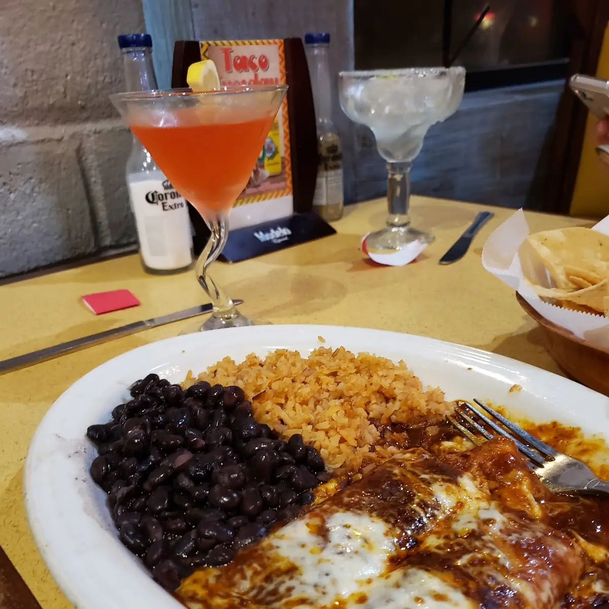 Enchilada and Chile Relleno Combo