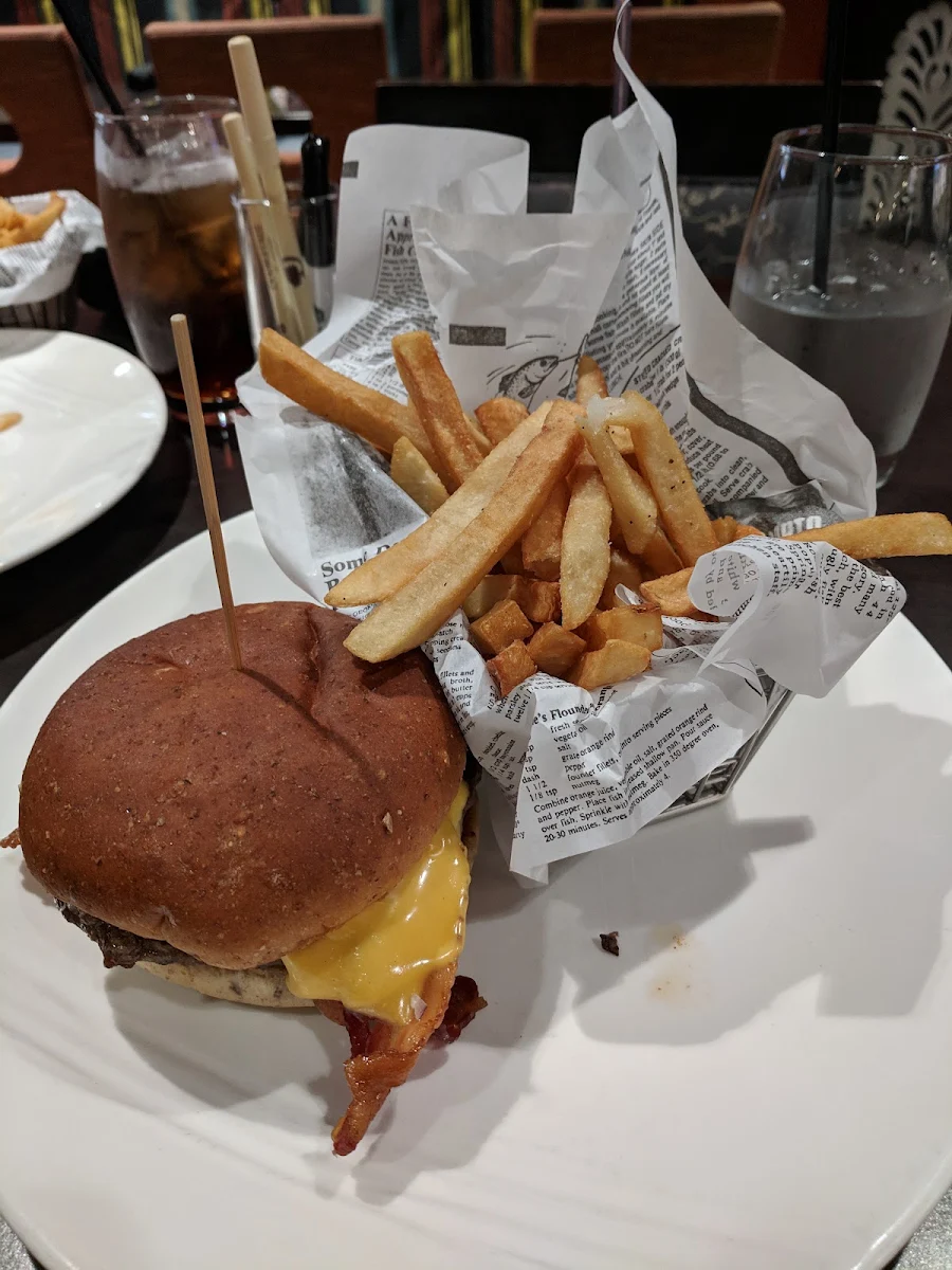 Burger and Fries