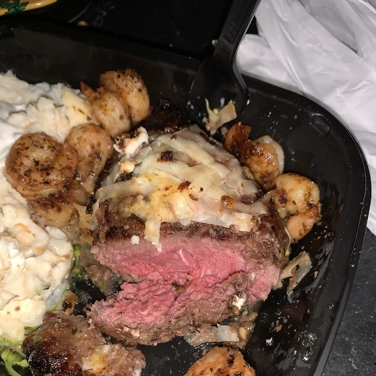 Shrimp 'N Parmesan Sirloin