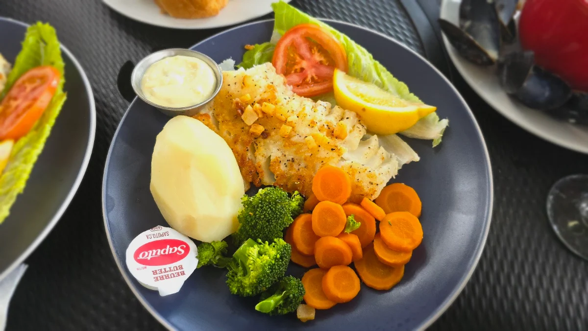 Pan Fried Cod, Mifflin's Tea Room