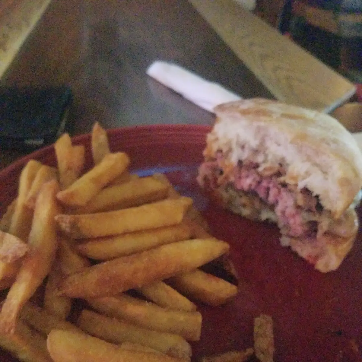 Burger and Fries