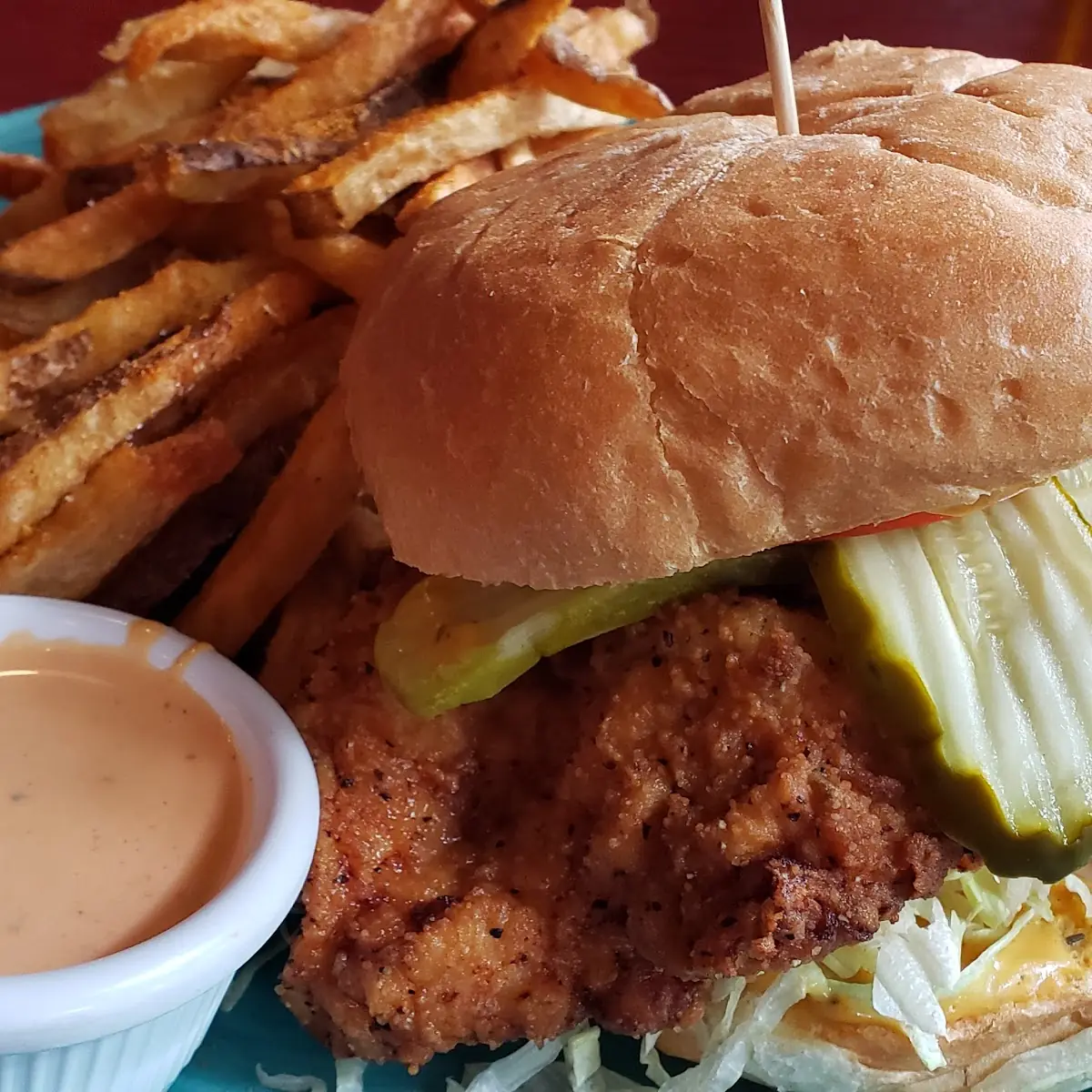 Creole Fried Chicken Sandwich