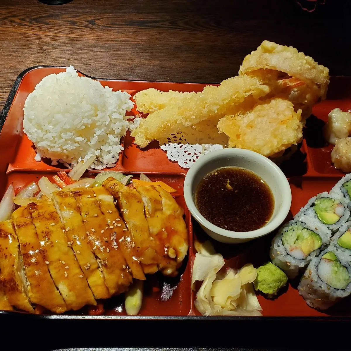 L-Salmon Teriyaki Box