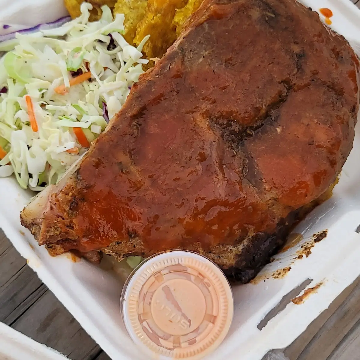 Ribs with Tostones