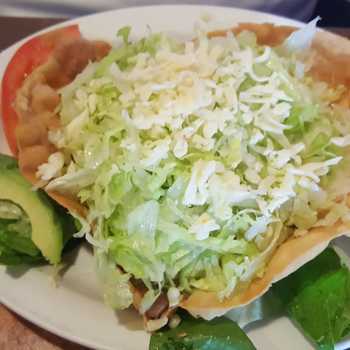 Chicken Taco Salad with Avocado