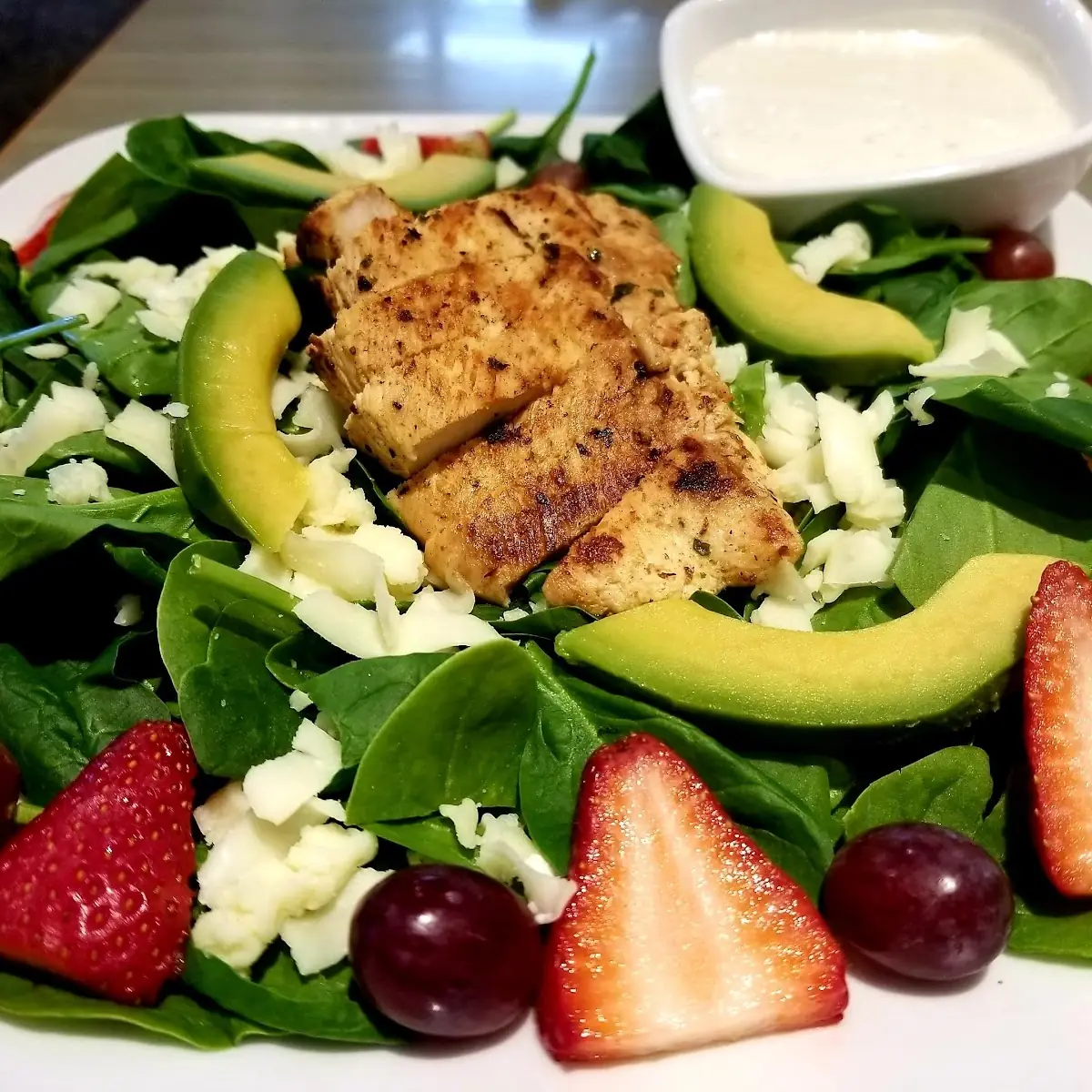 Strawberry Spinach Salad