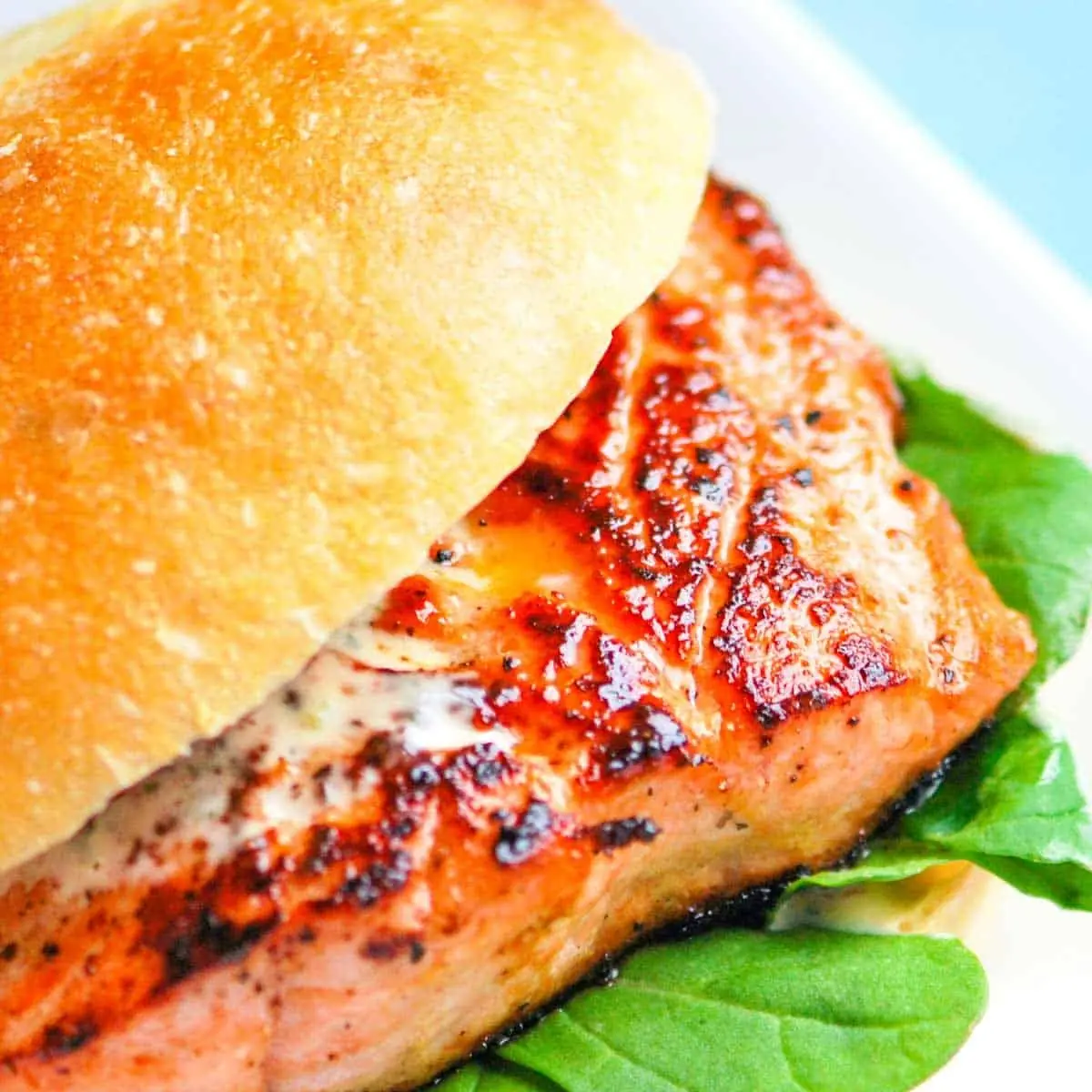 Grilled Salmon Sandwich