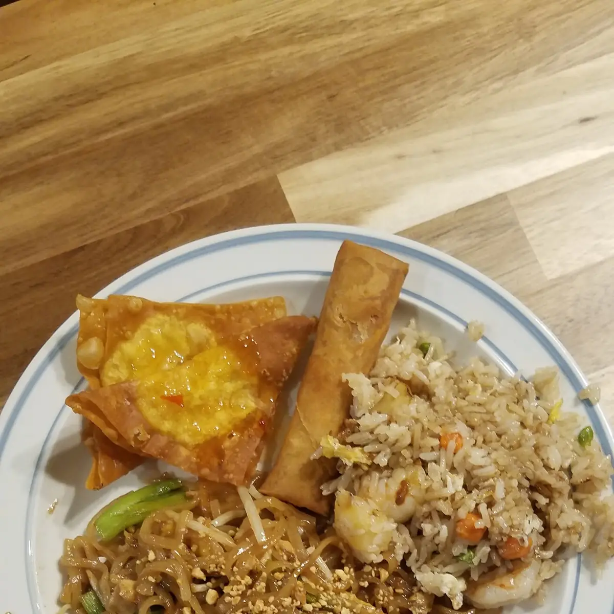 Pad Thai and Shrimp Fried Rice