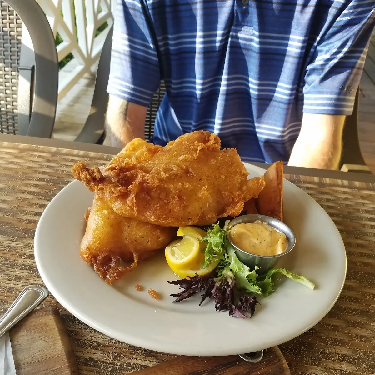 Cajun Beer Battered Fish and Chips