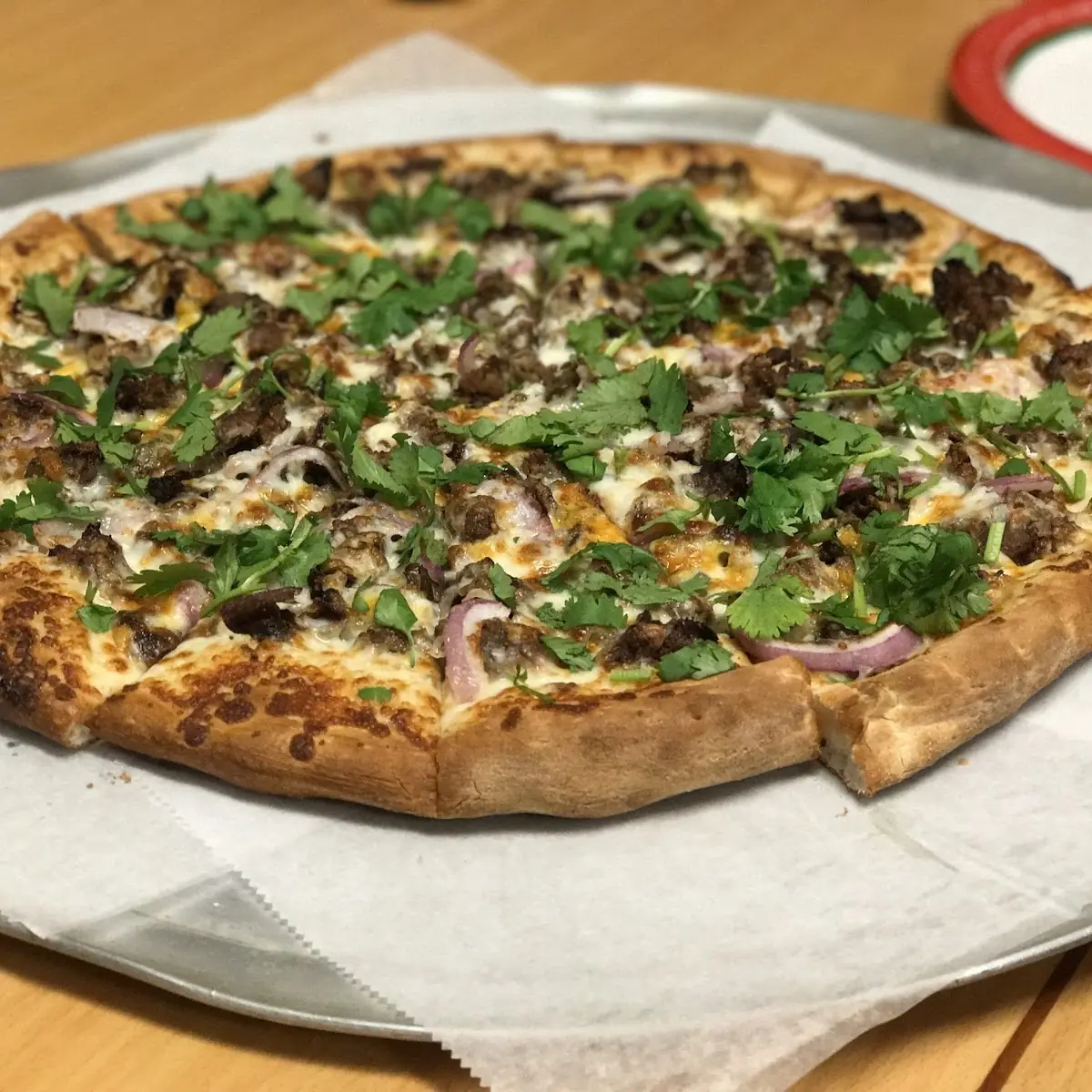 Italian Cheesesteak Pizza