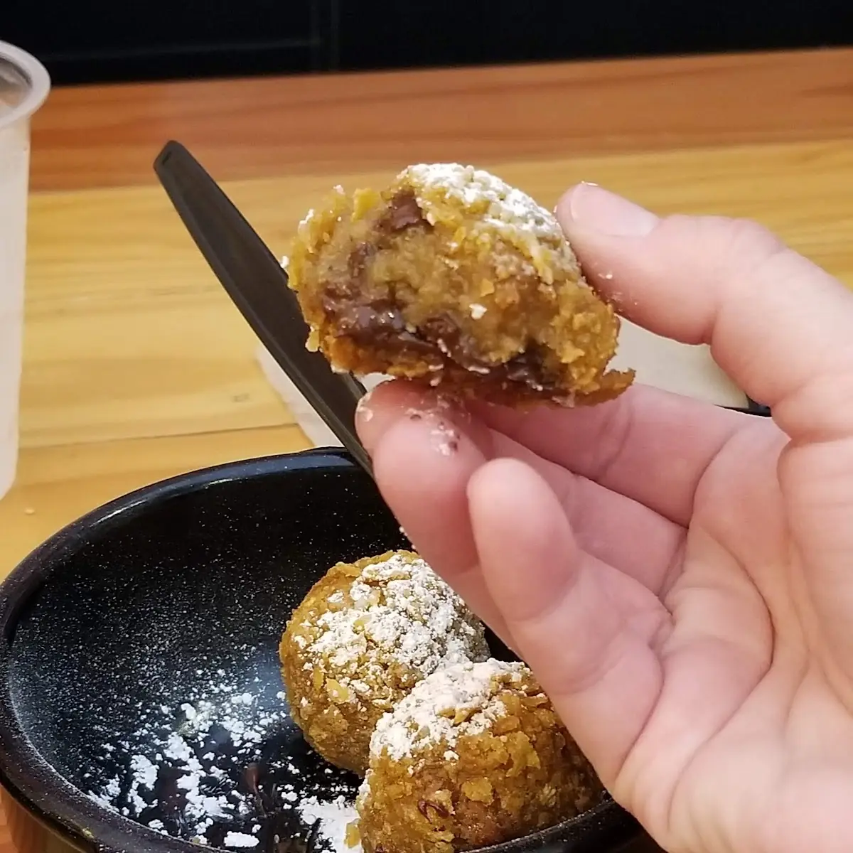 Fried Chocolate Chip Cookie Dough