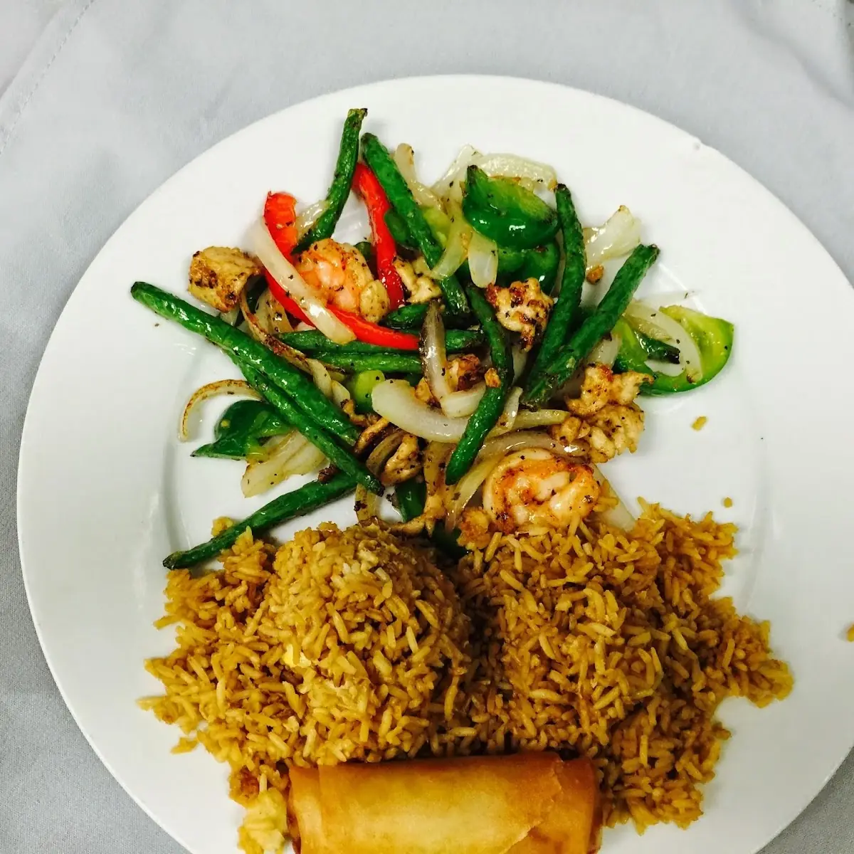L Basil Chicken and Shrimp