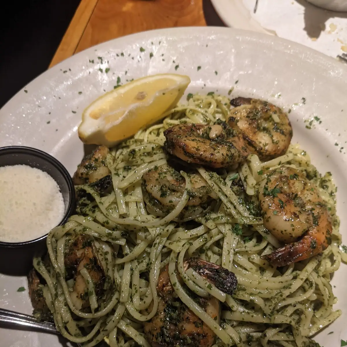Grilled Shrimp Pesto