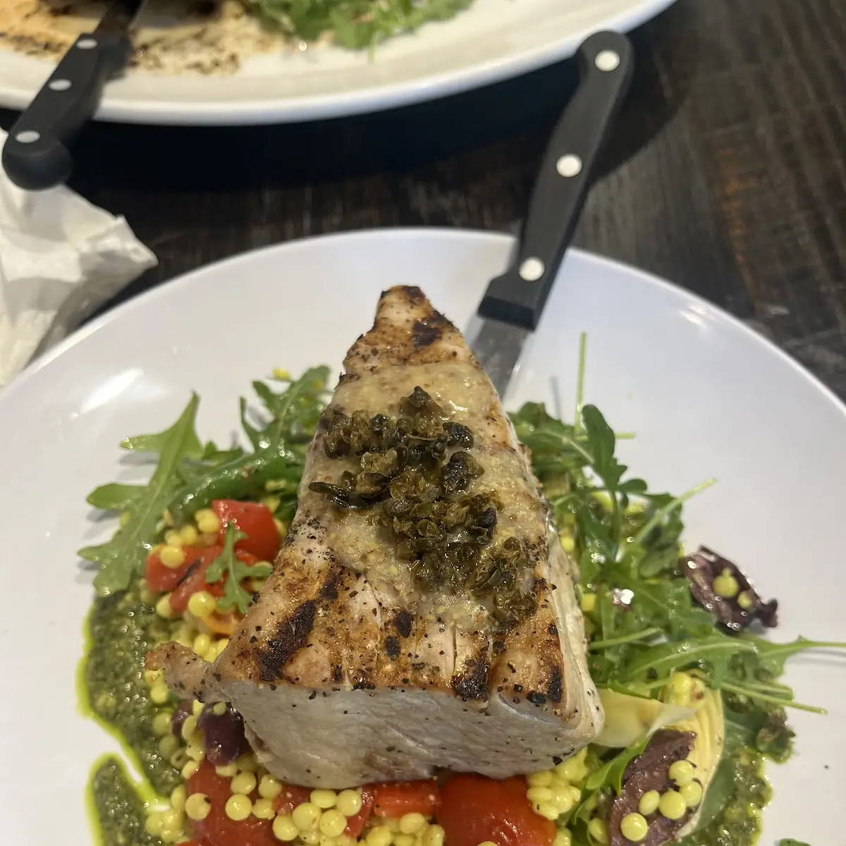 Grilled Wanchese Tuna Steak