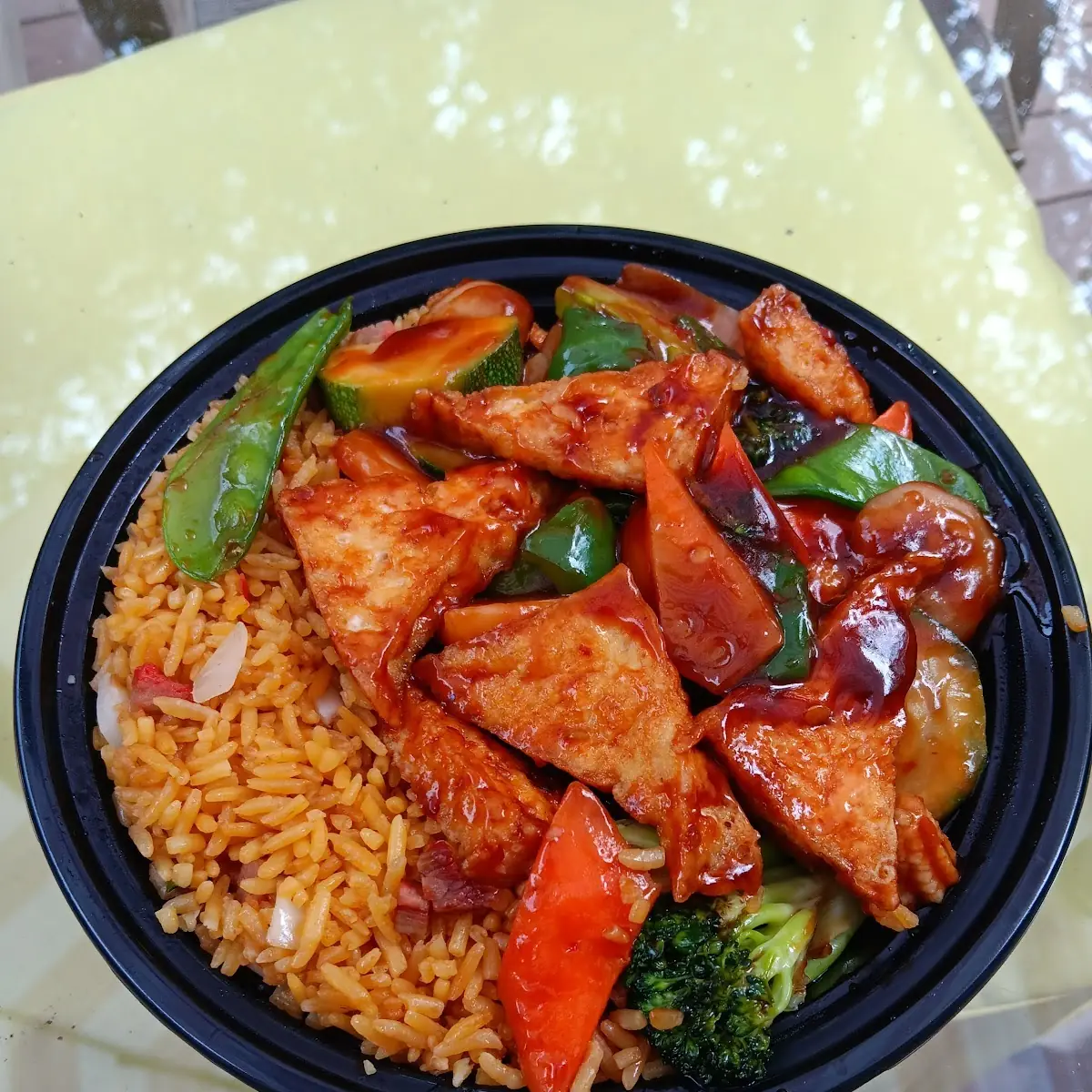 14 Tofu & Mixed Veg Lunch