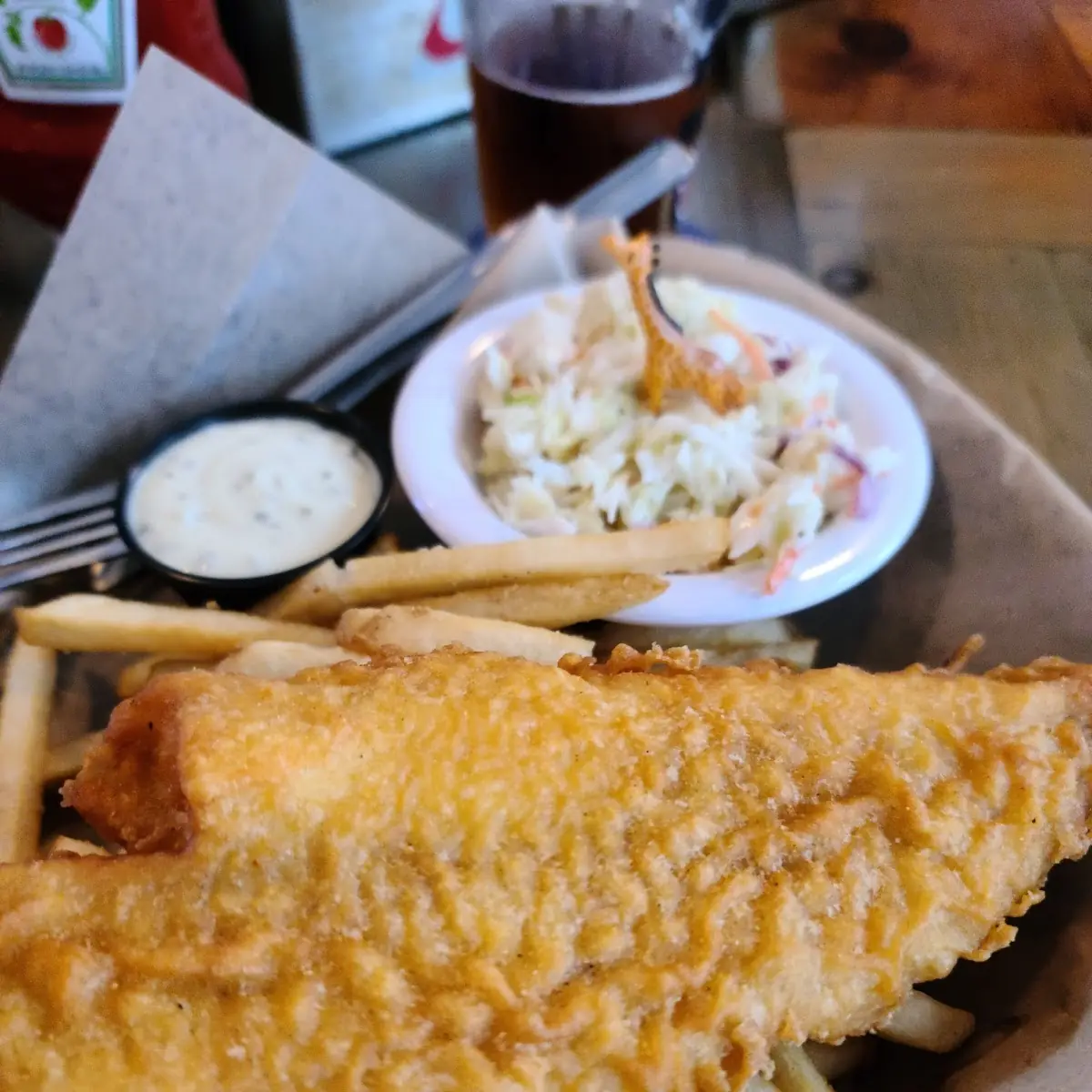 Yuengling Beer-Battered Fish & Chips