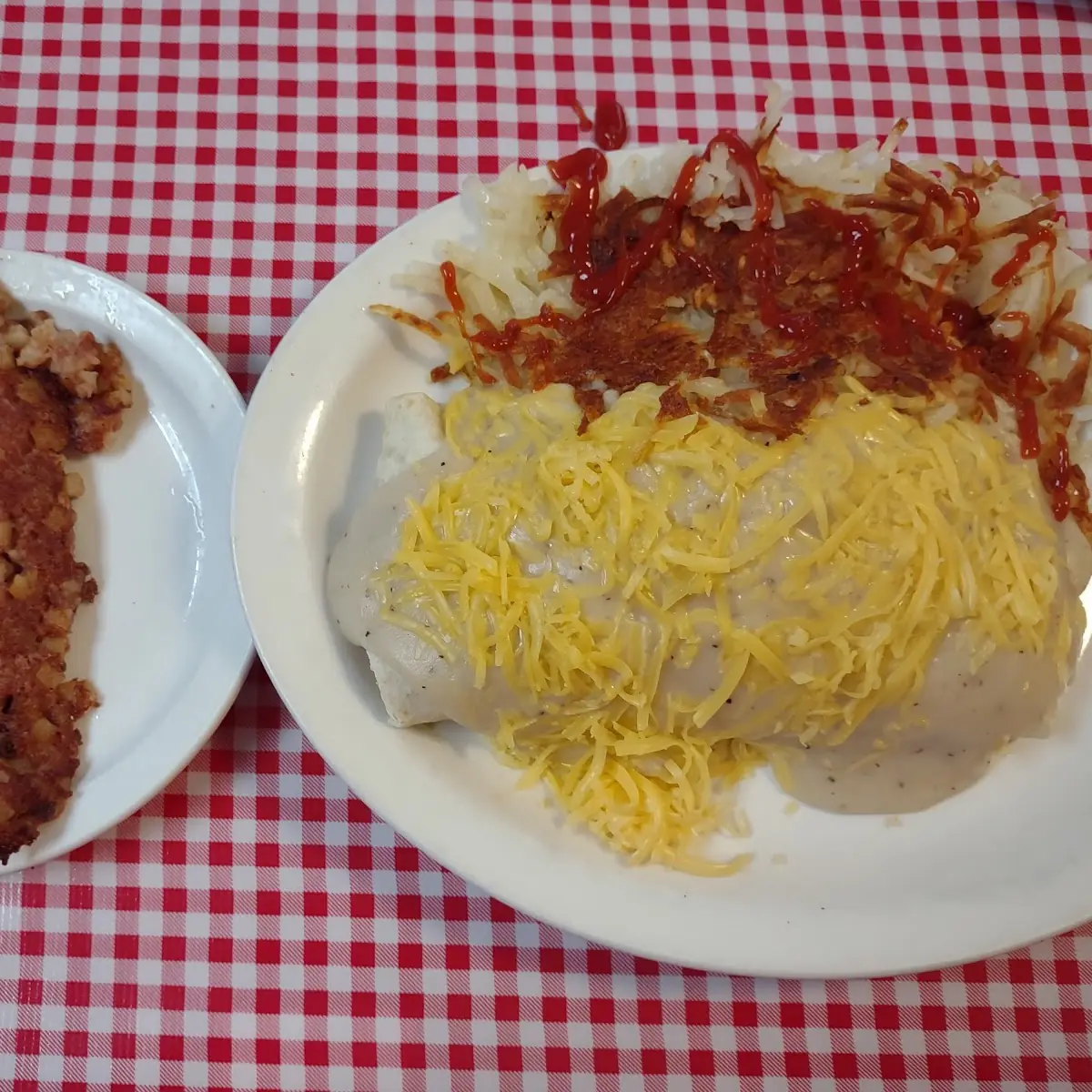 Breakfast Burrito w Corned Beef Hash