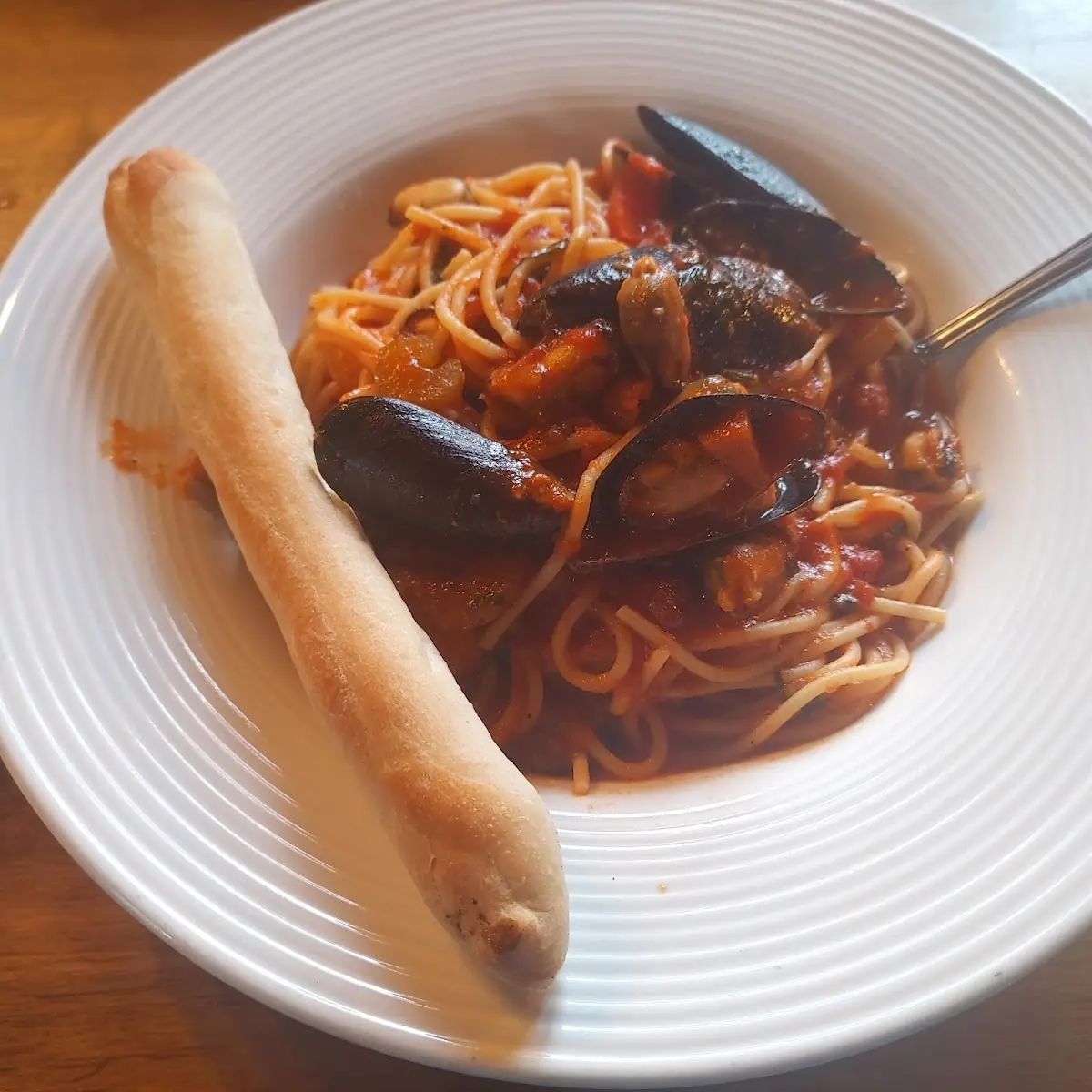 Half Pound Steamed Mussels