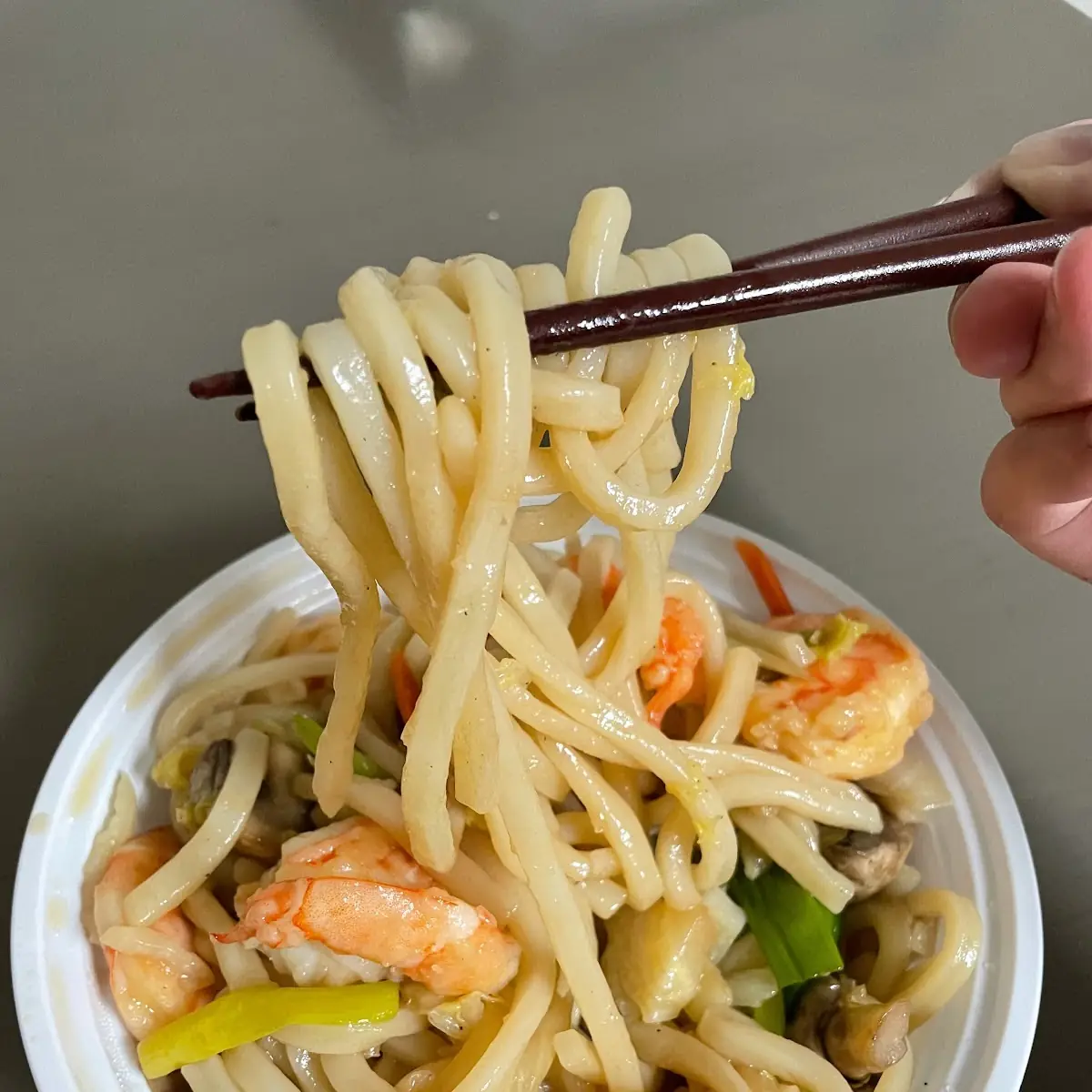 Shrimp Yaki Udon