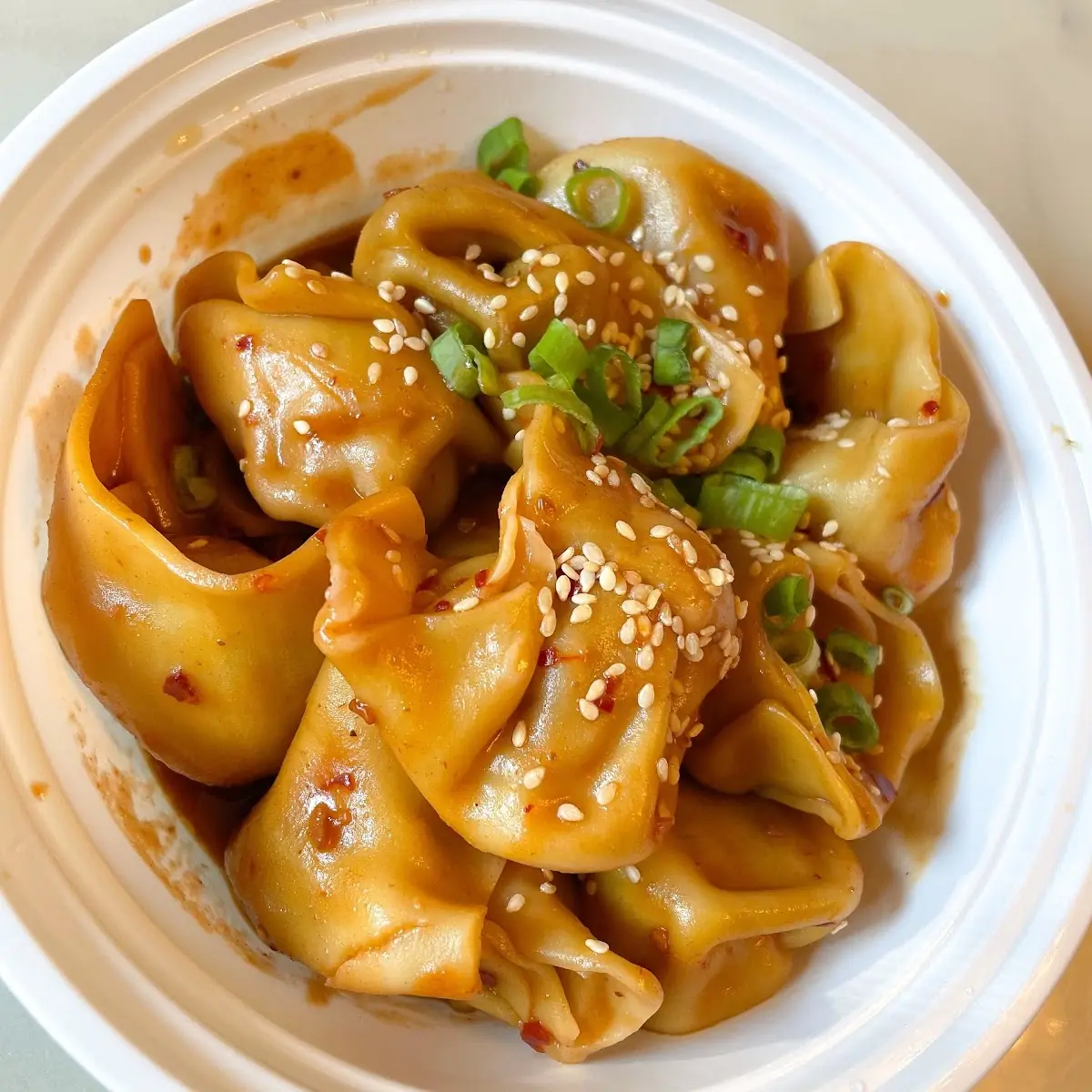 Wonton with Szechuan Sauce