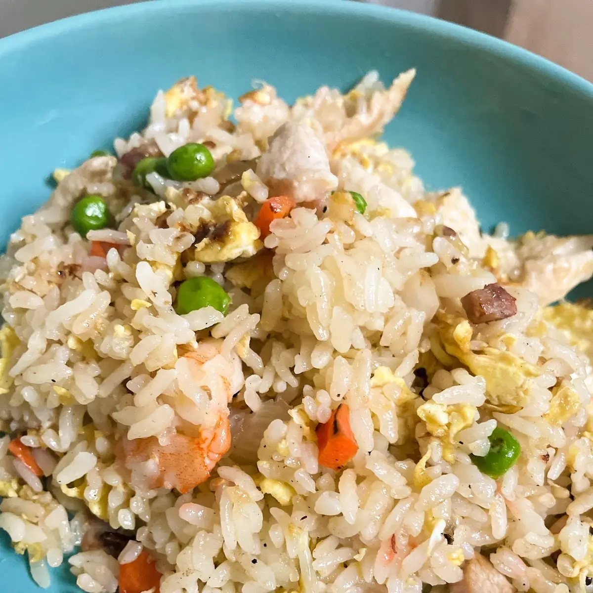 Yang Chow Fried Rice with Added Egg