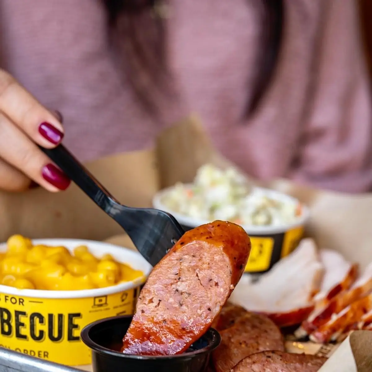 Jalapeño Cheddar Kielbasa Plate