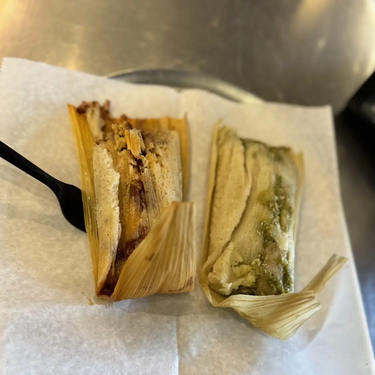 Chicken and Pork Tamales