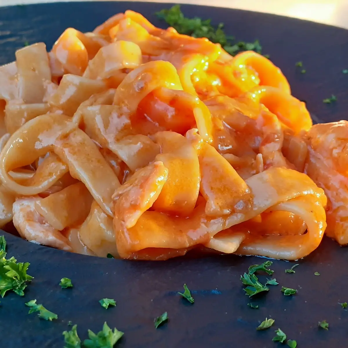 Tagliatelle Mit Lachs