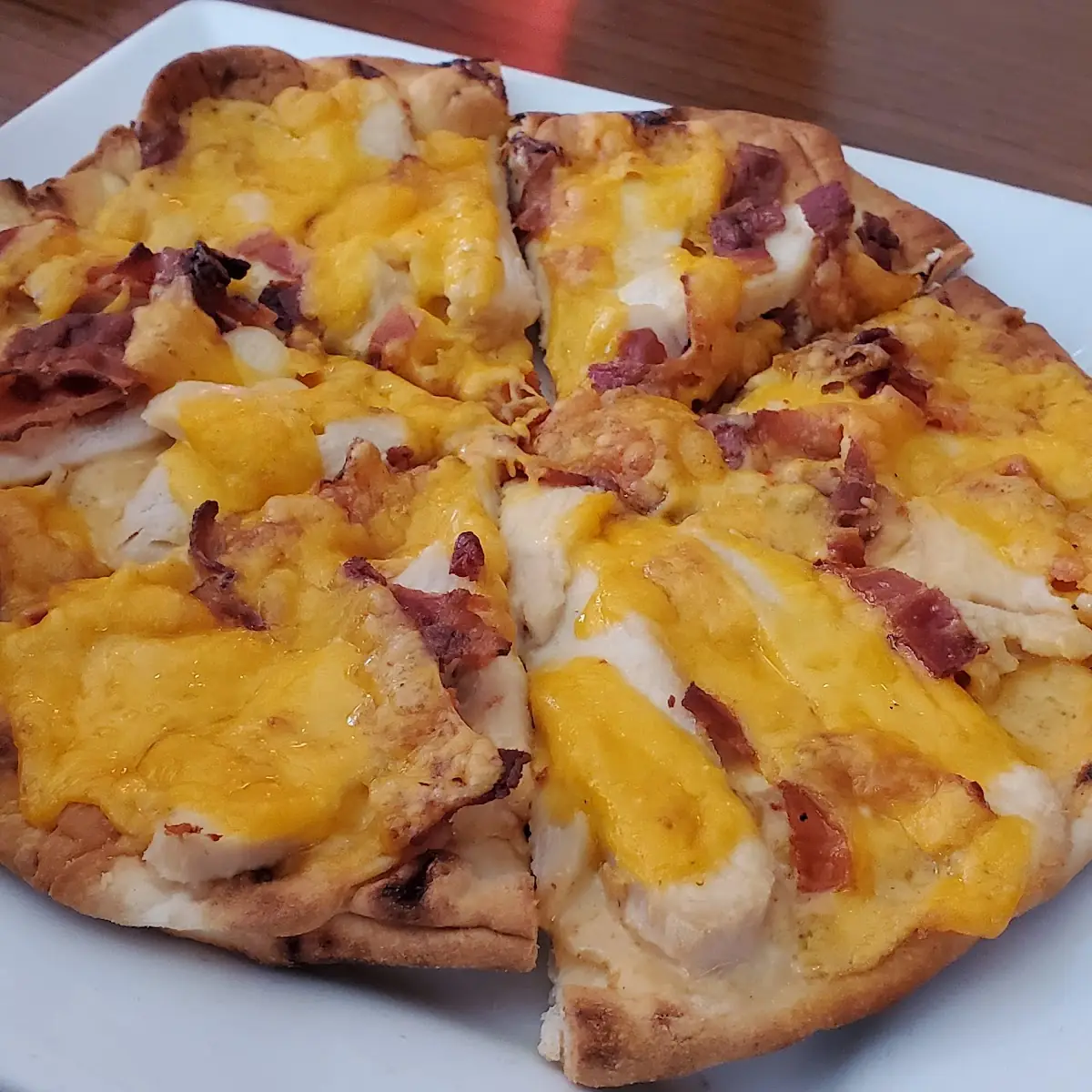 Bacon Chipotle Flatbread Pizza