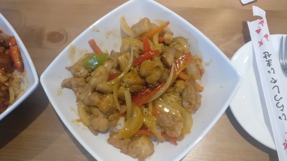 Chilli Chicken with Rice, Mr. Gao