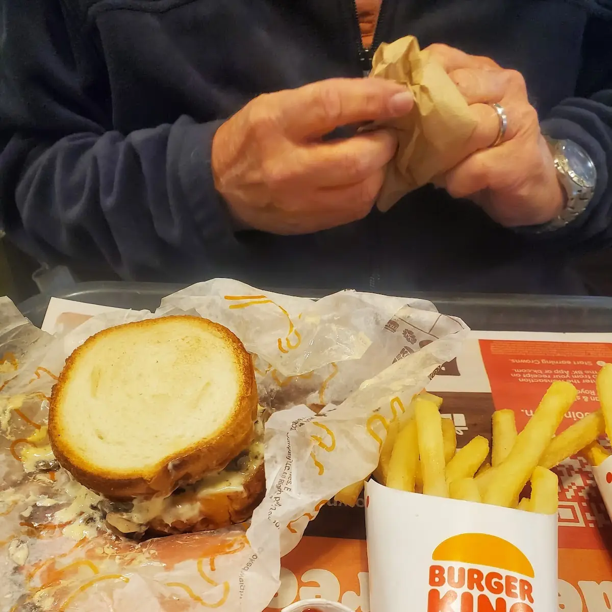 Swiss Mushroom Burger