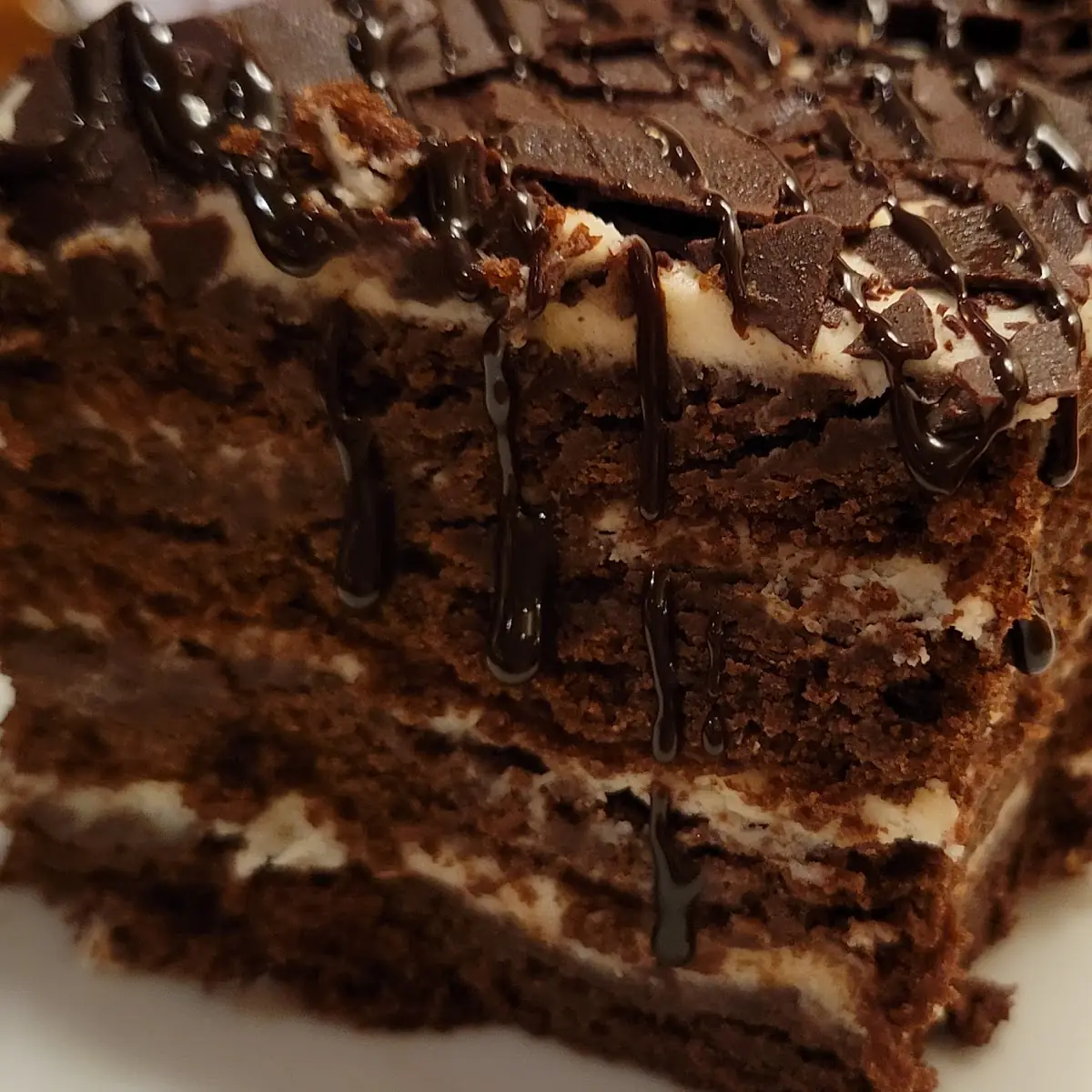 Chocolate Brownie Lasagna