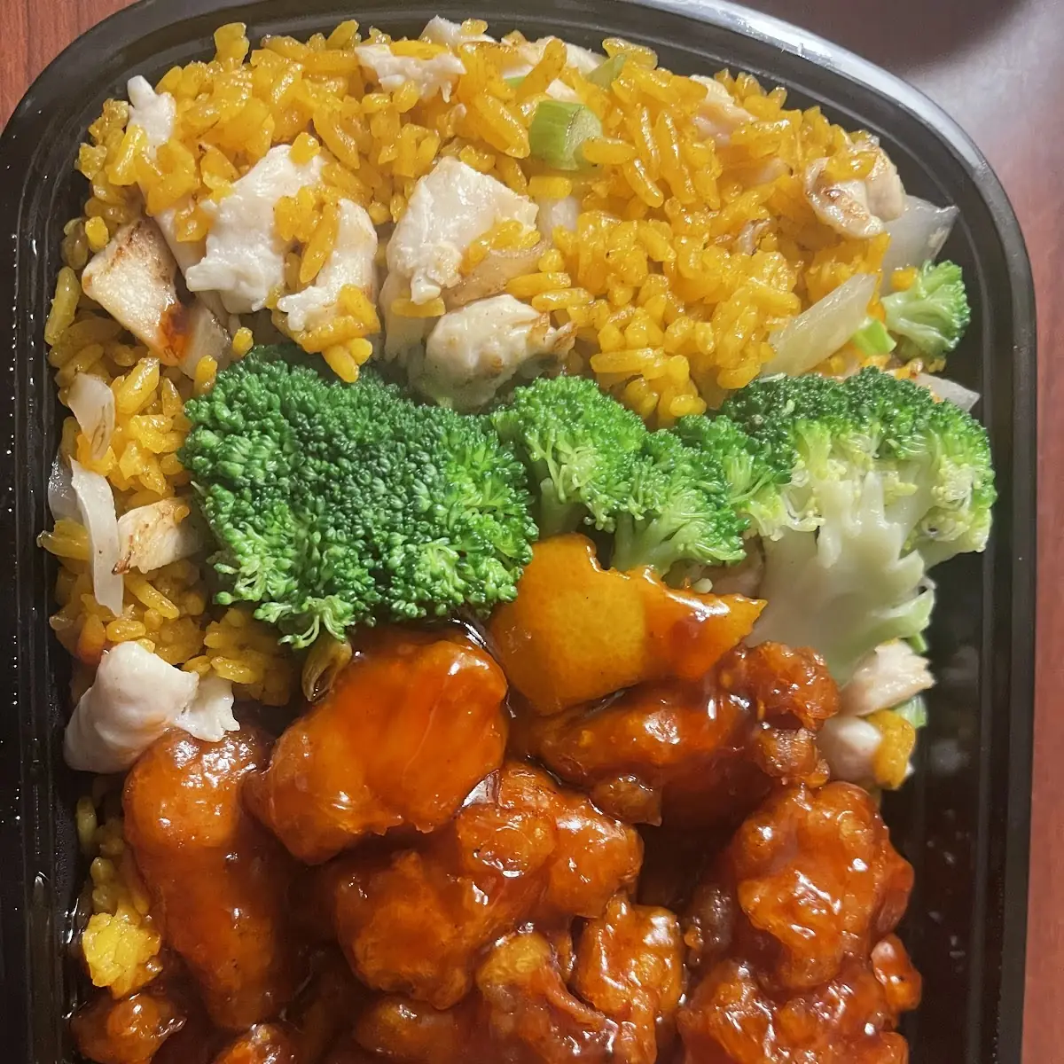 Sesame Chicken Combo Fried Rice