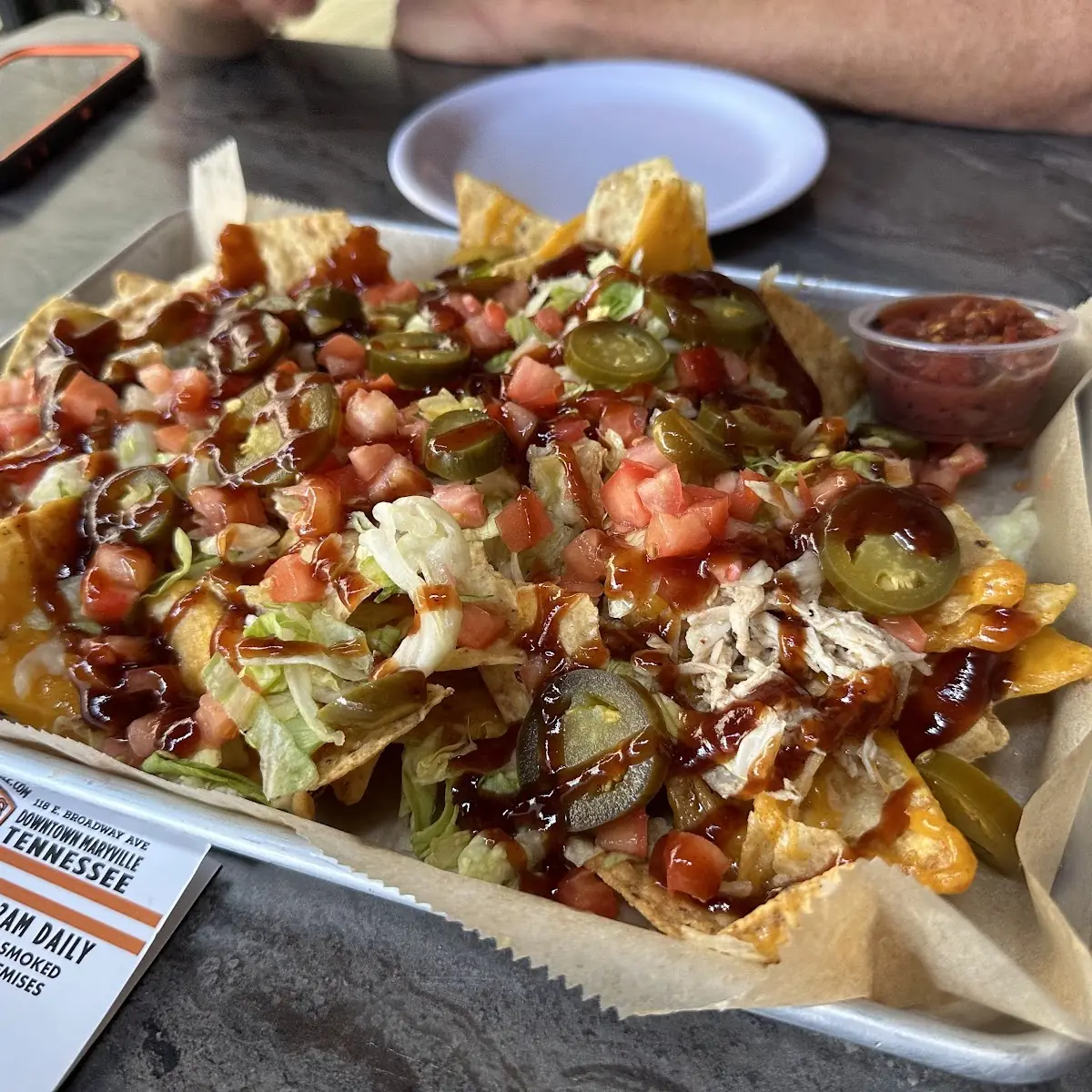 Moonshine Pulled Pork Nachos Supreme