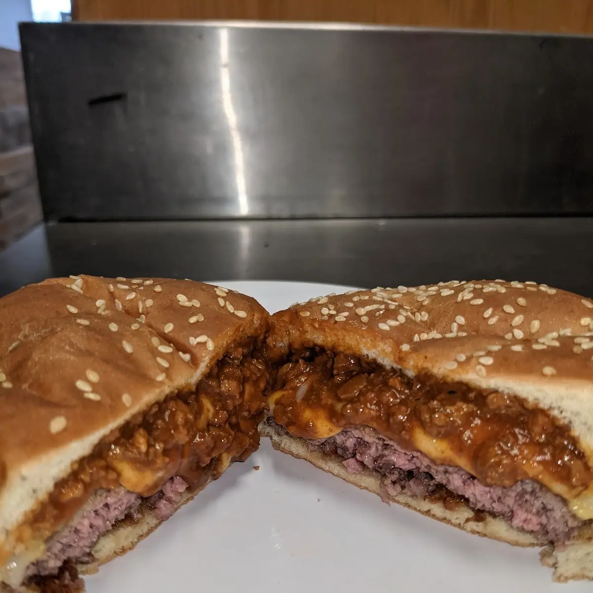 Chili Cheese Smash Burger