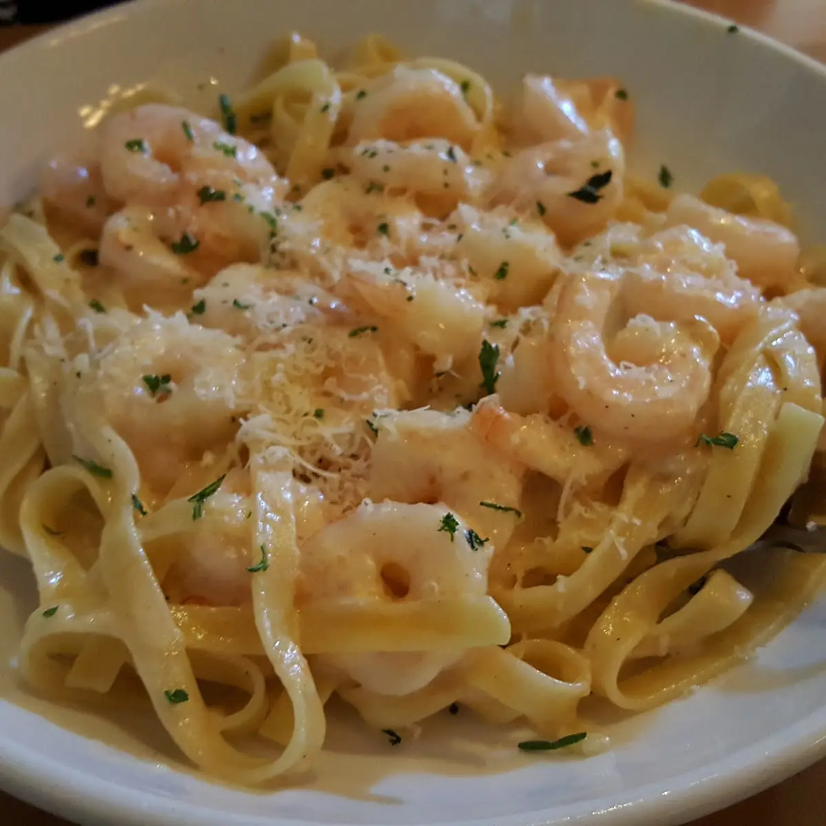 Shrimp Fettuccine Alfredo