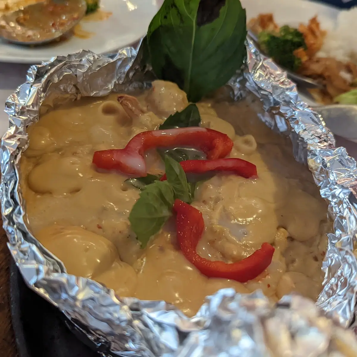 Volcano Shrimp Flambe