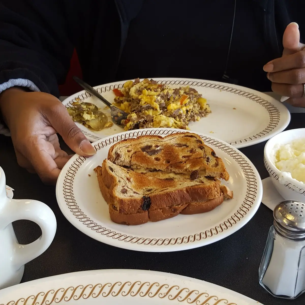 Cheese N' Eggs with Raisin Toast