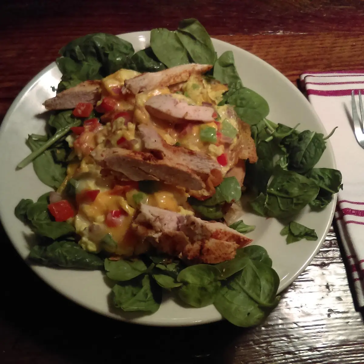 Salmon blt Salad GFO