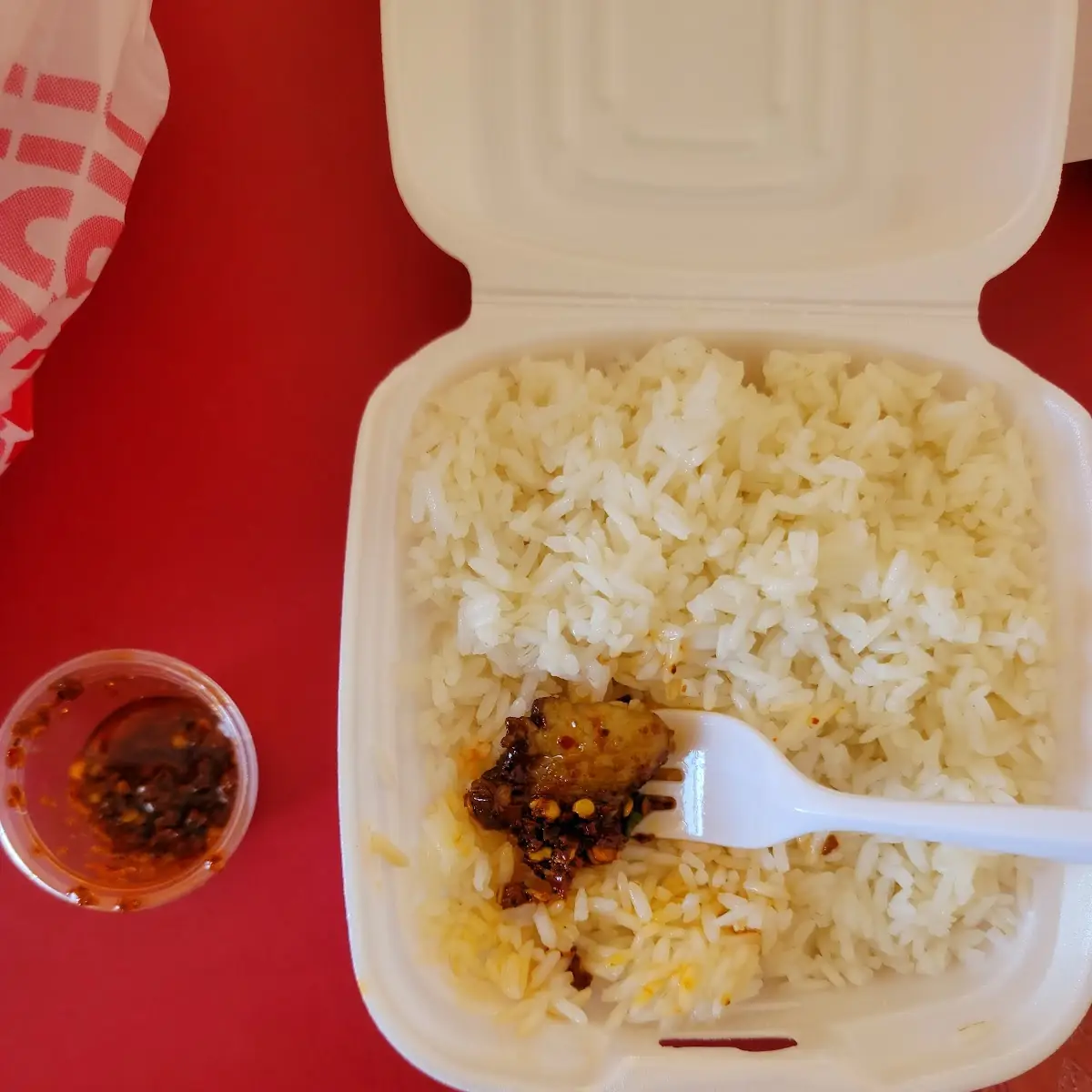 White Rice and Egg Plant