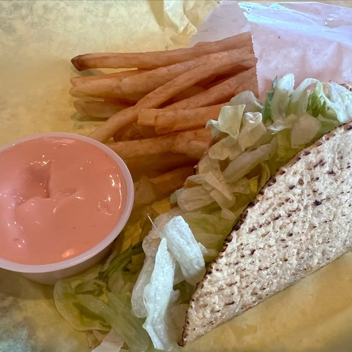 Taco and Fries