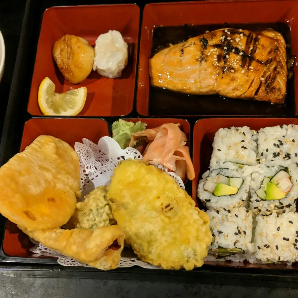 Salmon Bento