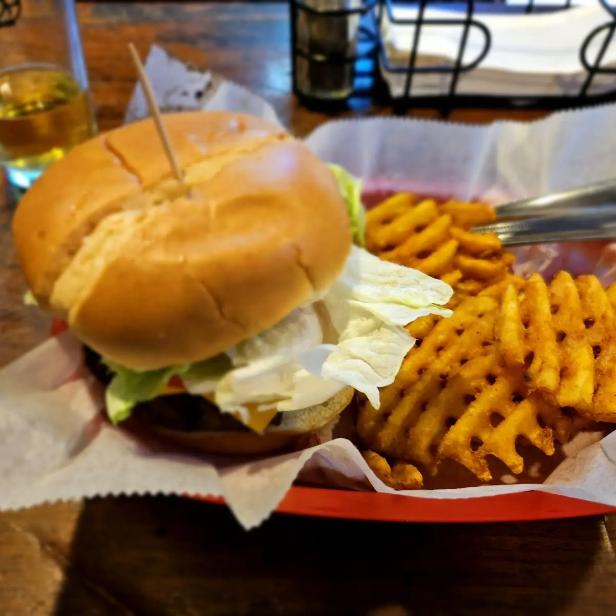 1 2 Pound Burger and Fries