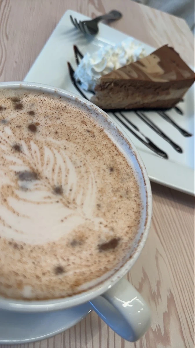 Cappuccino, Trees Organic Coffee University Dr